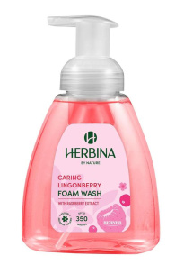 Herbina vaahtosaippua Caring Lingonberry 300ml