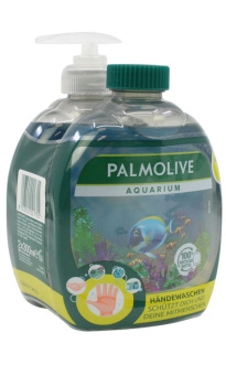 Palmolive nestesaippua Aquarium - 96% vegaaninen 2x300ml