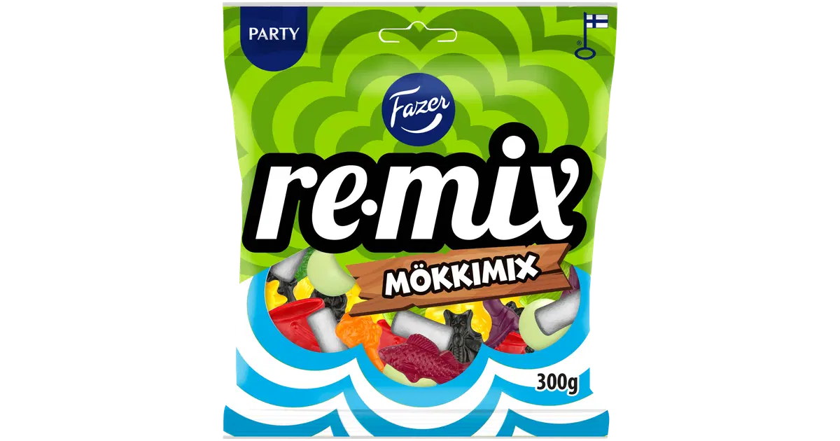 Fazer Remix Mökkimix karkkipussi 300g
