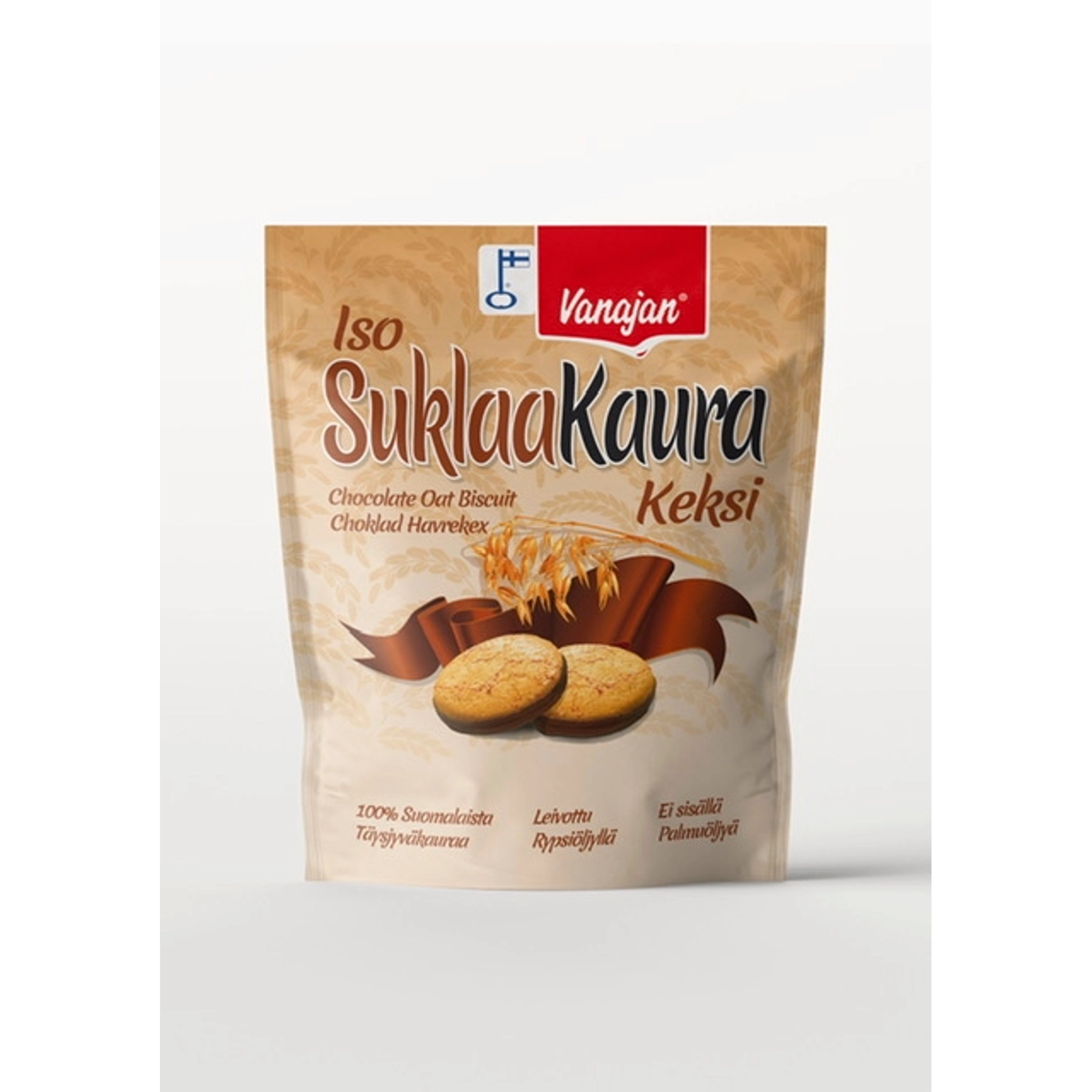 Vanajan Iso Suklaakaurakeksi 200g