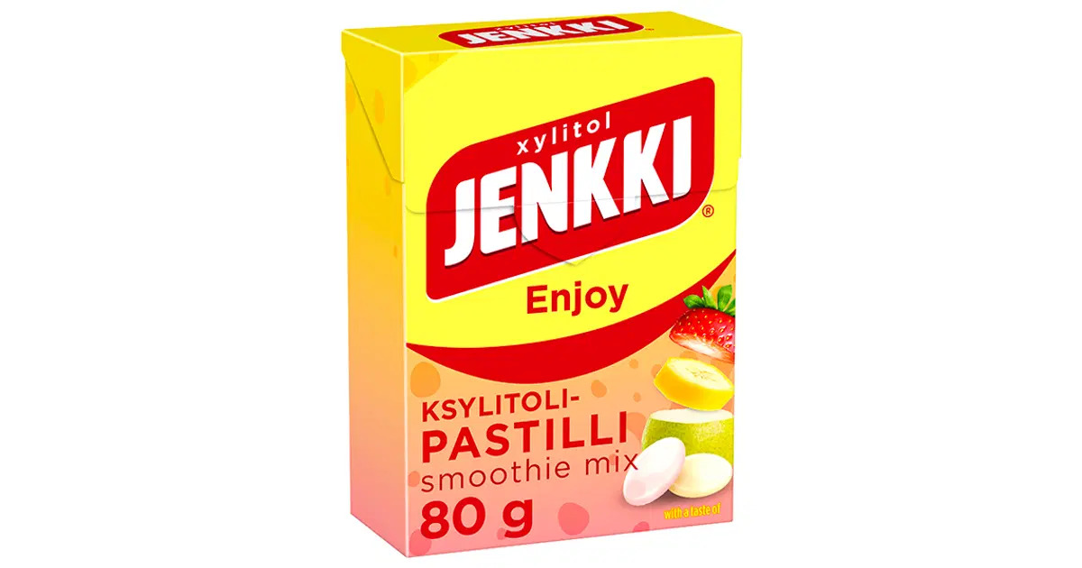 Jenkki Enjoy Smoothie mix ksylitolipastilli 80g