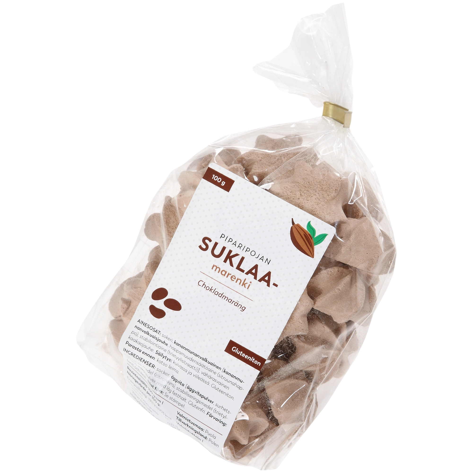 Piparipoika suklaamarenki nuppu 100g