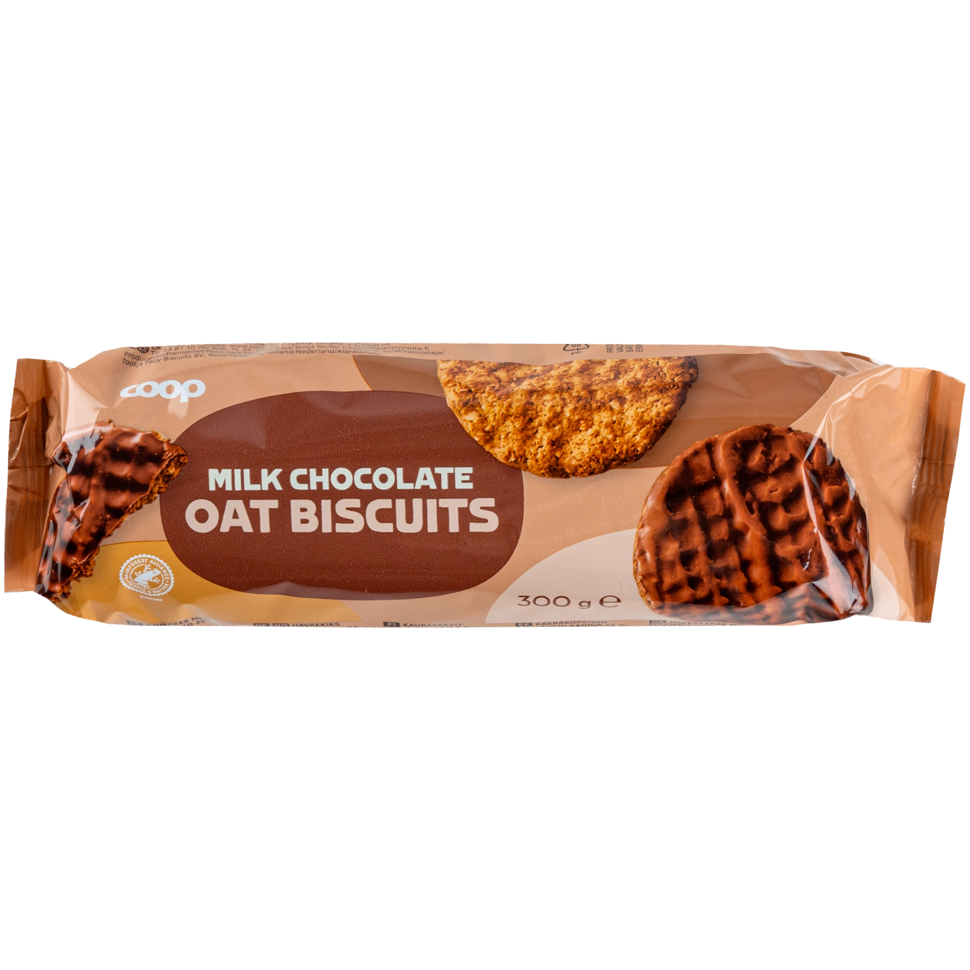 Coop kaurakeksi maitosuklaalla 300 g