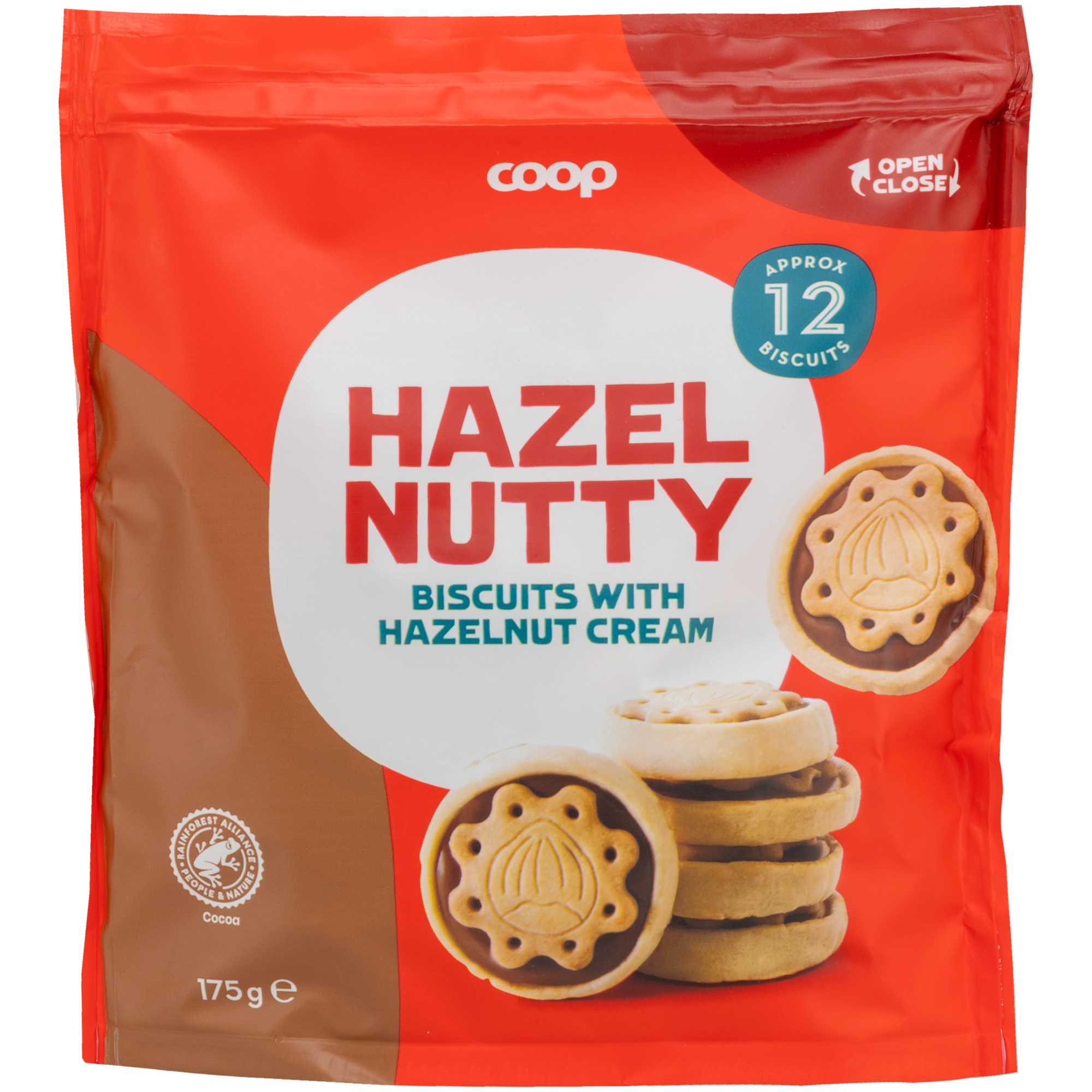 Coop keksi hasselpähkinäkreemillä 175 g