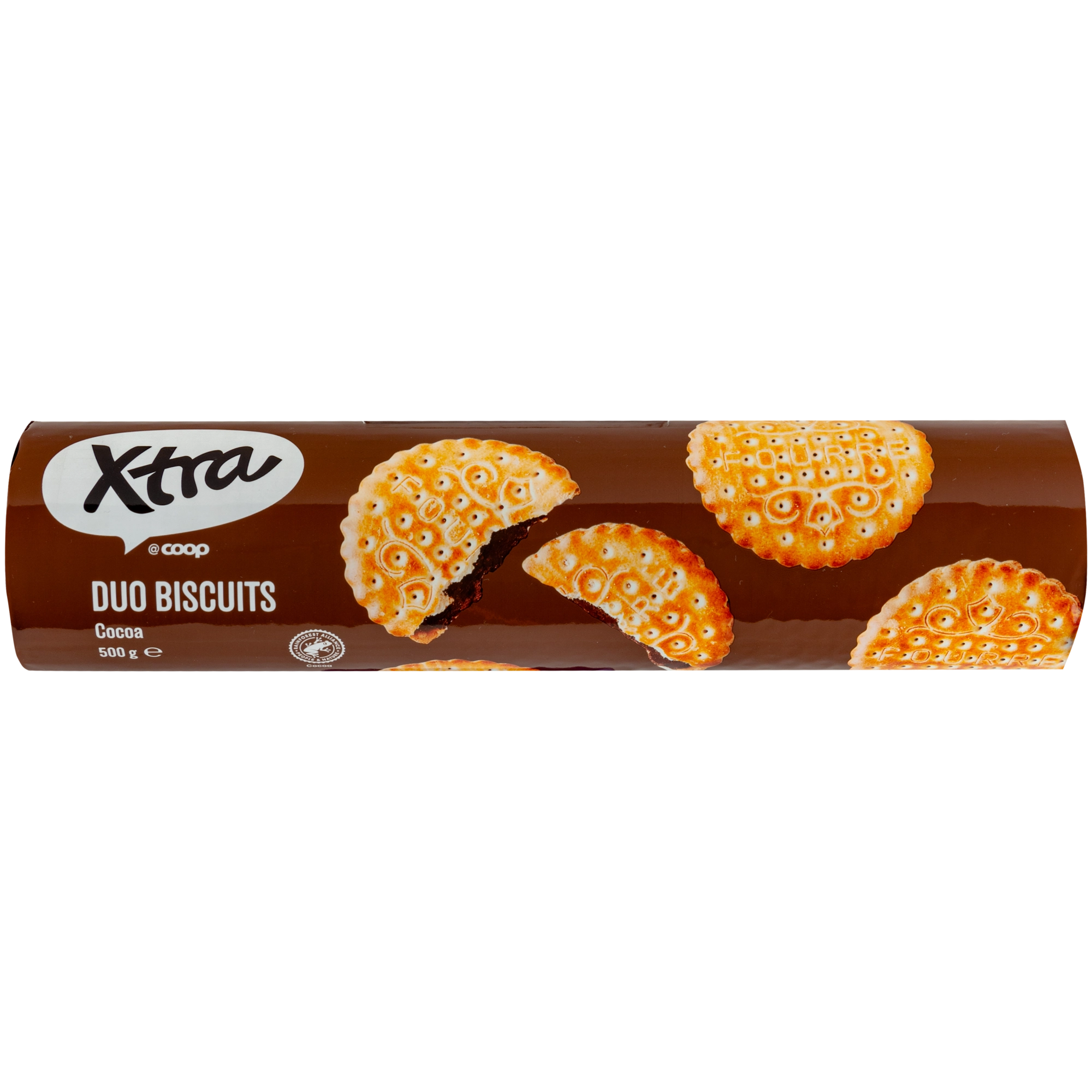 Xtra Duo biscuits kaakaotäytekeksi 500 g