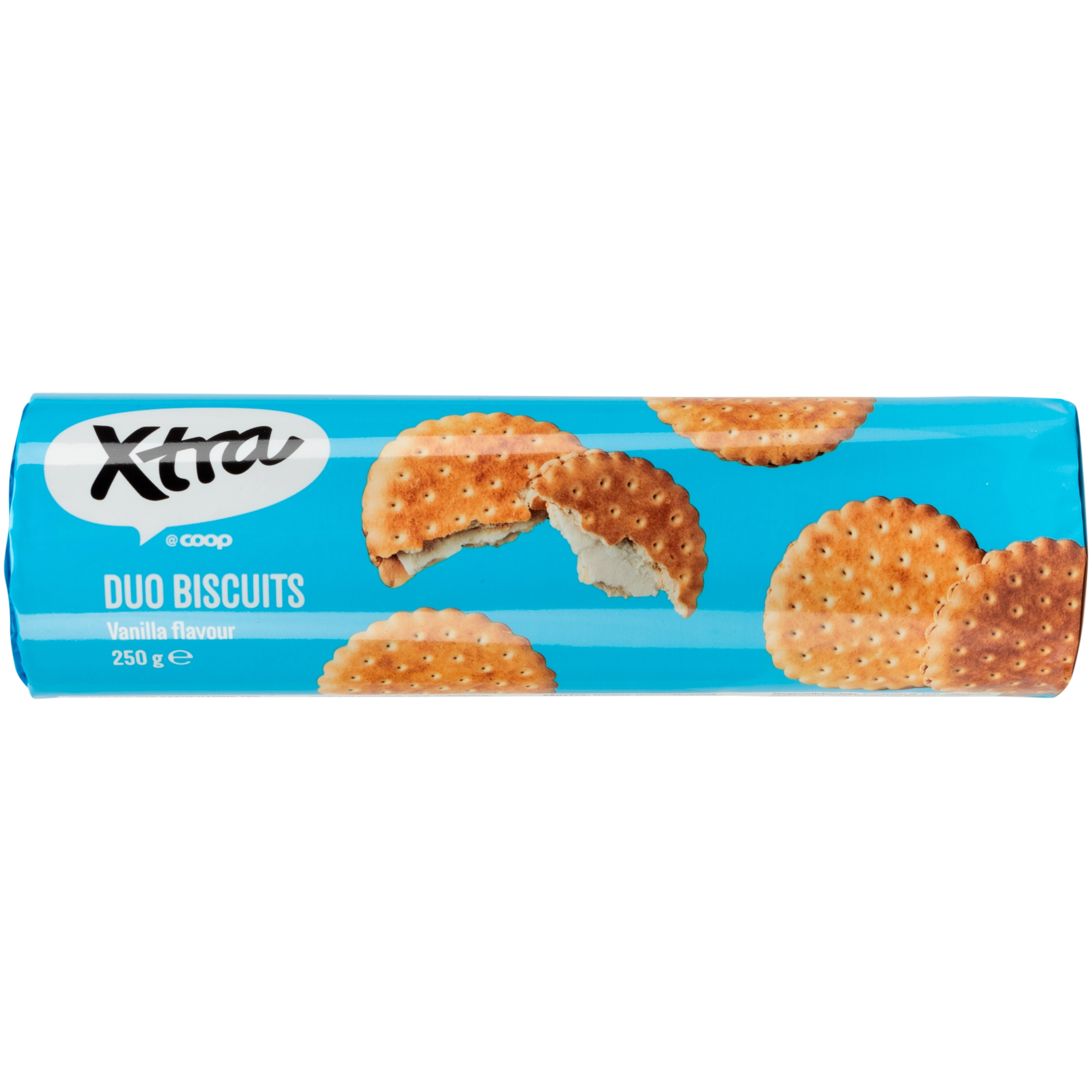 Xtra Duo biscuits vaniljatäytekeksi 250 g
