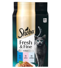 Sheba Fresh&Fine kalalajitelma hyytelössä MSC 6x50g