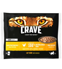 Crave kissanruoka 4x85g Kana 
