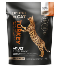 PrimaCat viljaton kalkkuna steriloiduille aikuisille kissoille 400g