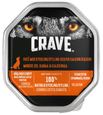 Crave mureke sis. Kanaa & Kalkkunaa 150g
