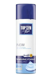 TOP TEN Shaving Foam White Dynamic 250ml