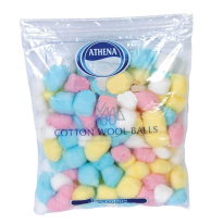 Ahtena Puuvillapallot Mix Väri 100 palloa 100 palloa