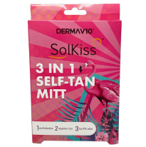 Derma V10 Solkiss Self tan mitt itseruskettava kinnas