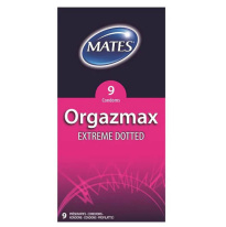 Mates Orgazmax Extreme pistemäiset kondomit 9 pakkausta