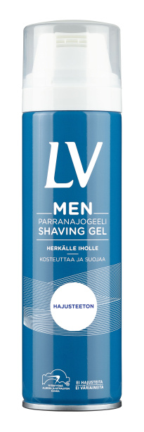 Lv Men parranajogeeli,sensitiivinen200ml