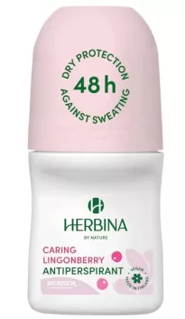 Herbina 48H antiperspirantti roll-on Caring Puolukka 50ml