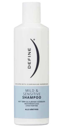 Define Mild & Sensitive shampoo kaikille hiustyypeille 250ml