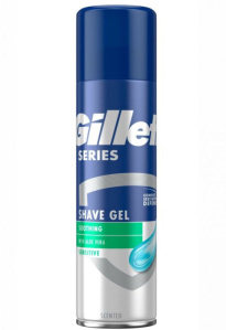 Gillette parranajogeeli sensitive skin 200ml 