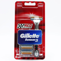 Gillette Sensor 3 partakonetta + 6 terää