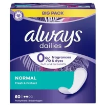  Always Pikkuhousunsuoja 60 kpl Normal Liner