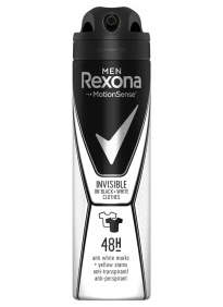 Rexona Men Invisible Black & White antiperspiranttispray 150ml