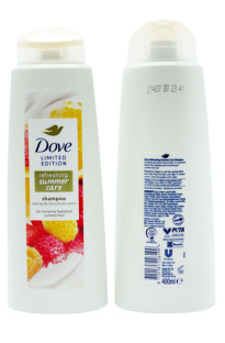 Dove refreshing summer care shampoo 400m