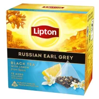 Lipton Pyramid tee Russian Earl Grey musta tee 20ps