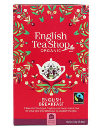 English Tea Shop musta tee 20ps English Breakfast Reilu Kauppa luomu