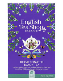 English Tea Shop musta tee 20ps kofeiiniton luomu 40g