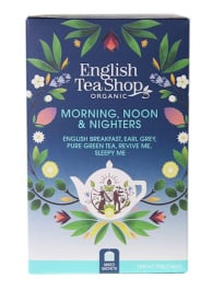 English Tea Shop Luomu Teelajitelma Morning, Noon, Nighters 20pss 39g 