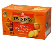 Twinings yrttitee Warming chai-ginger 20x2g