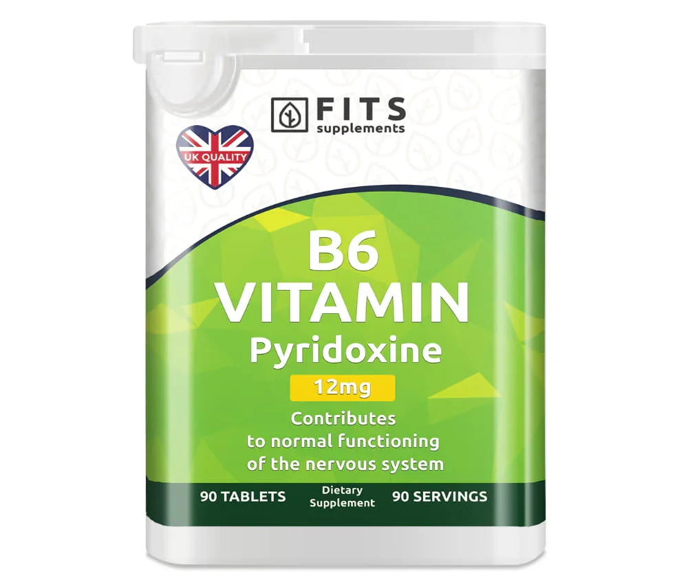 Vitamin B6 12mg 90 tabletsВитамин B6 12 мг 90 таблеток