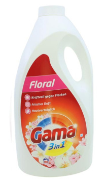 Gama nestemäinen pesuaine kukkakuvio 100 kpl 5l
