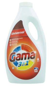 Gama Universal Laundry Gel sarja 50 pesua 2,250L