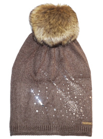 Naisten pipo strasseilla multiväri