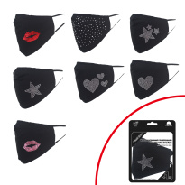 Puuvilla fashion kasvomaski 1 kpl