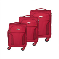 ALEZAR Matkalaukkusetti Punainen (20