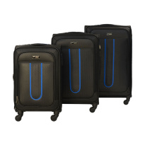 Alezar Pyramid Matkalaukkusetti Harmaa/Sininen (20