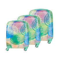 Alezar Floreale matkalaukkusetti (kukkia)