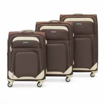 Alezar Alpha Matkalaukkusetti coffee/beige (20