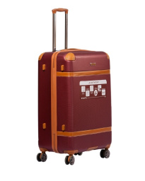 Alezar Lux Spirit Matkalaukku Ruskea/Burgundi 24