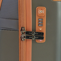 Alezar Lux Spirit Matkalaukku Harmaa/Ruskea 24