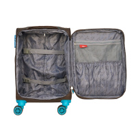 Alezar Neon Matkalaukku Ruskea/Sininen 20