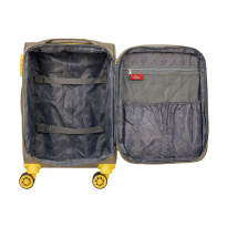 Alezar Dragon Matkalaukku Harmaa/Keltainen 28