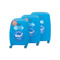 Alezar Salsa matkalaukkusetti 4 pyörä sininen (20