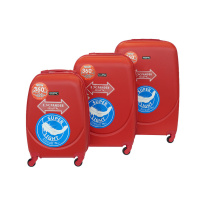 Alezar Salsa Matkalaukkusetti Punainen (20