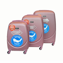 Alezar Salsa Matkalaukkusetti 360° Pinkki (20