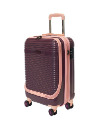 Lentolaukku coffee/pink 20