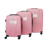 Alezar Max Matkalaukkusetti pinkki (20