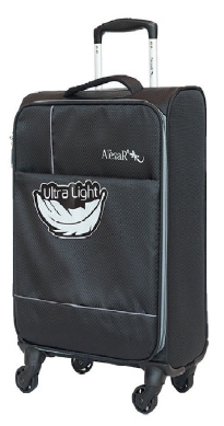 Alezar Penna Ultrakevyt Matkalaukkusetti Musta (20